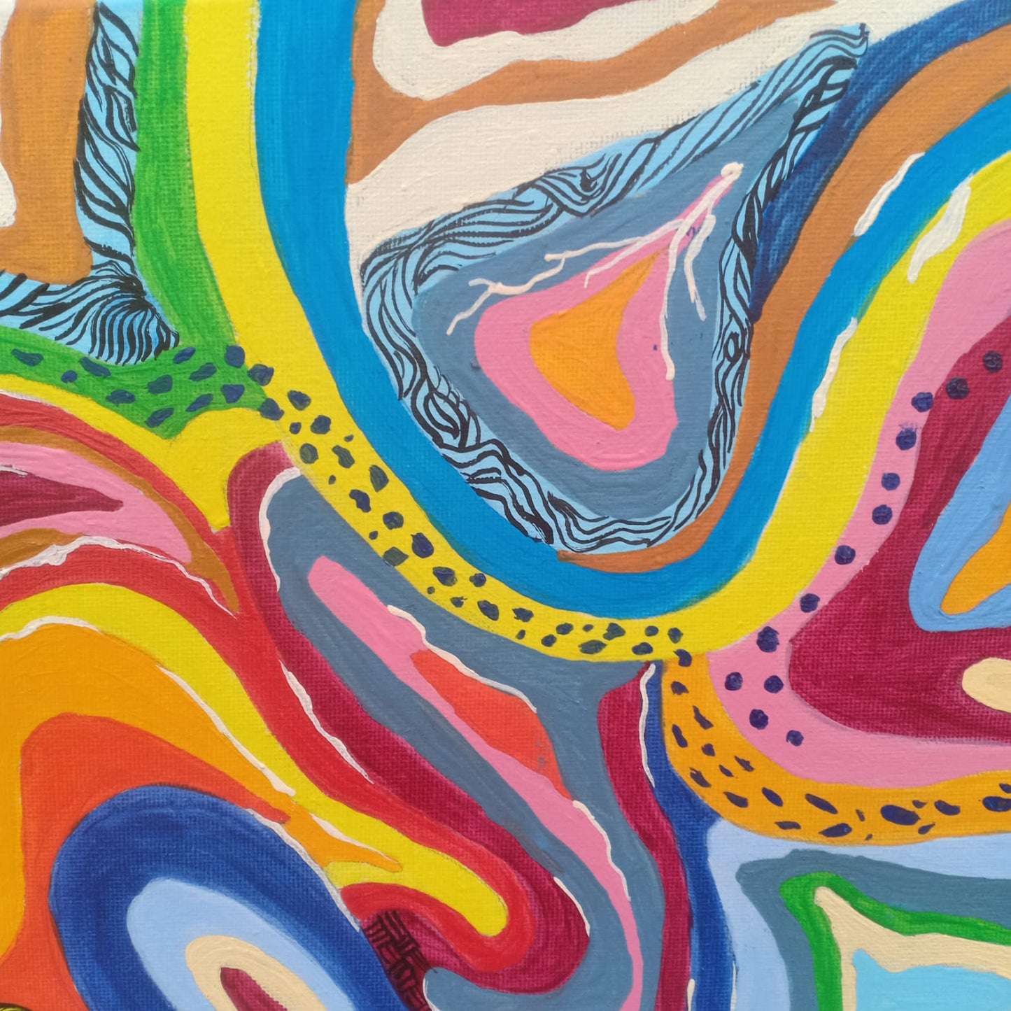 Energy Flow ,abstract art for wall decoration ,oil painting(Ready to Hang)