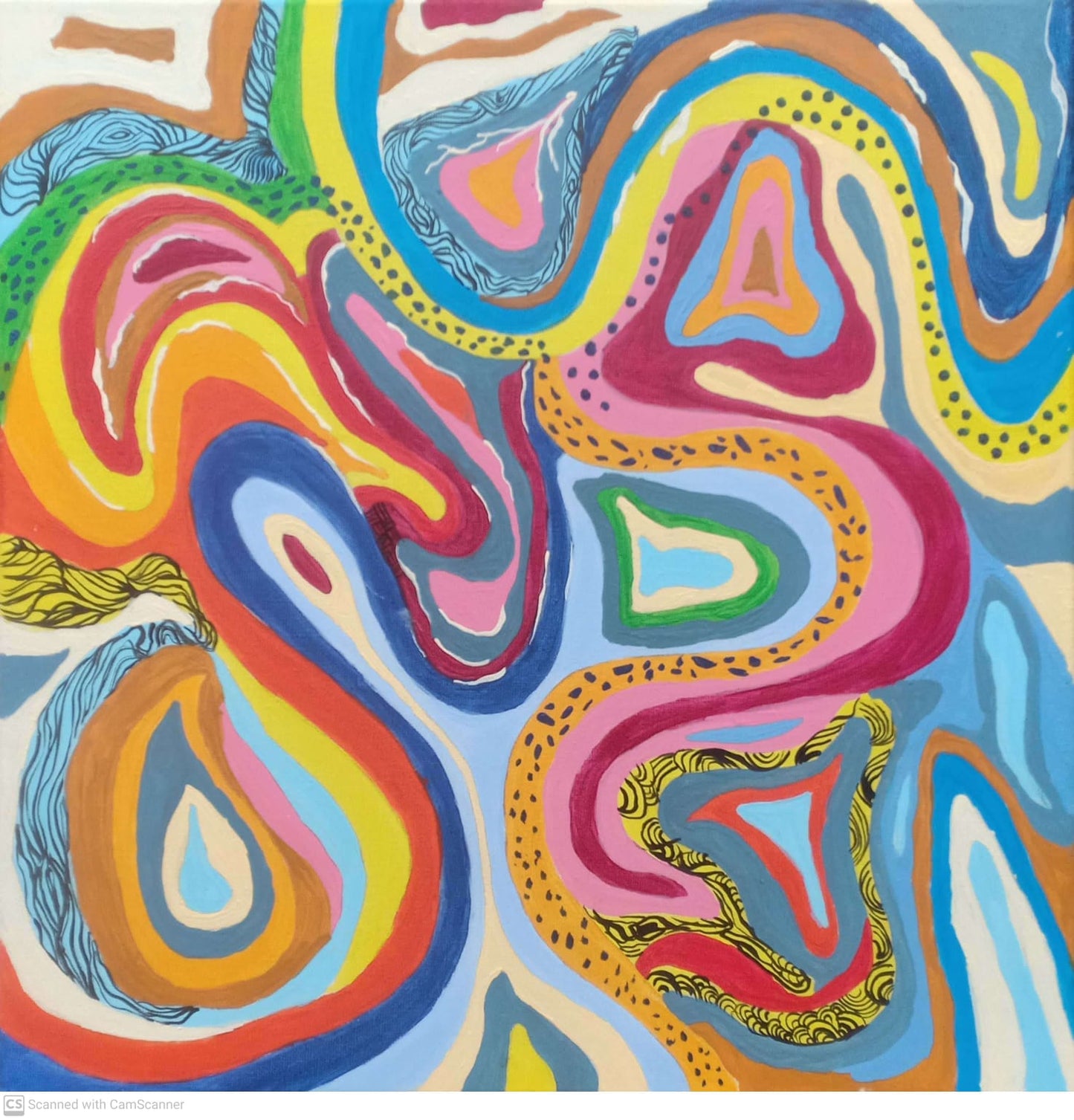 Energy Flow ,abstract art for wall decoration ,oil painting(Ready to Hang)