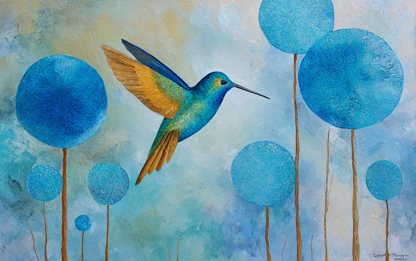 Flying bird Abstract