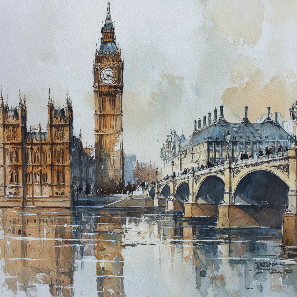Watercolor Painting From Photo