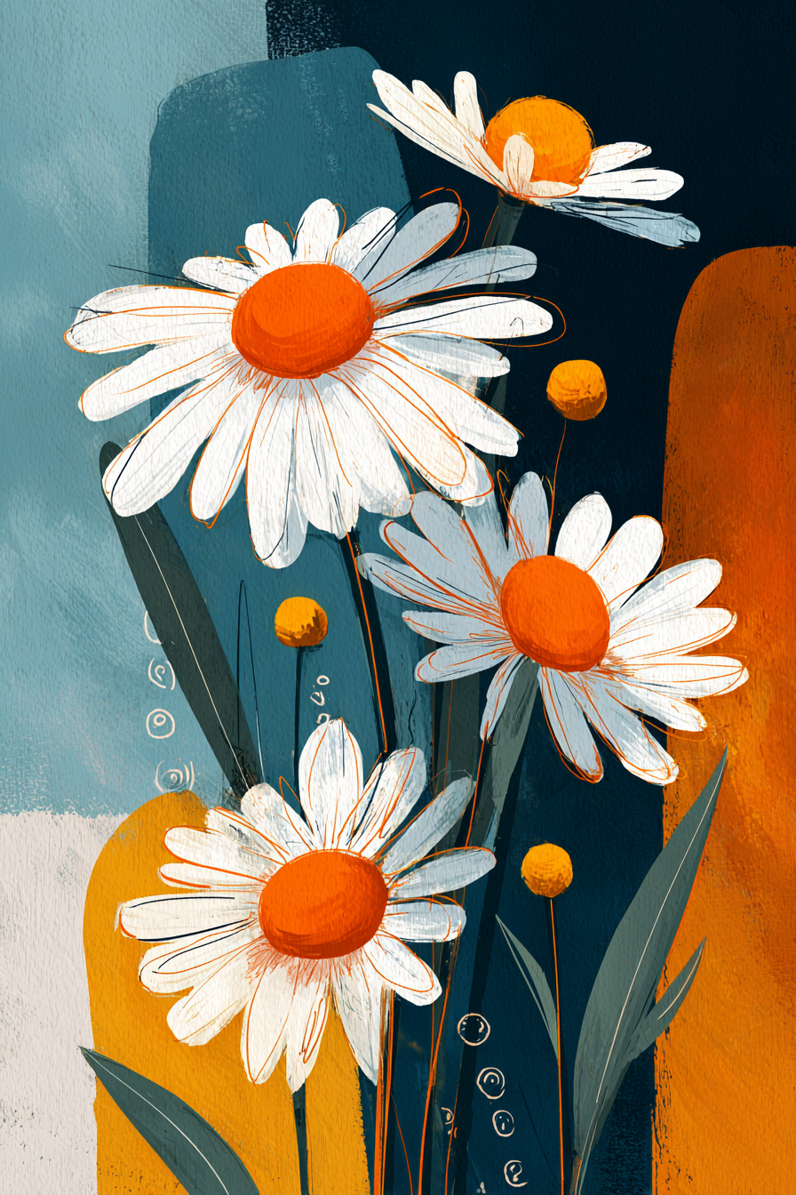 Flowers on Canvas