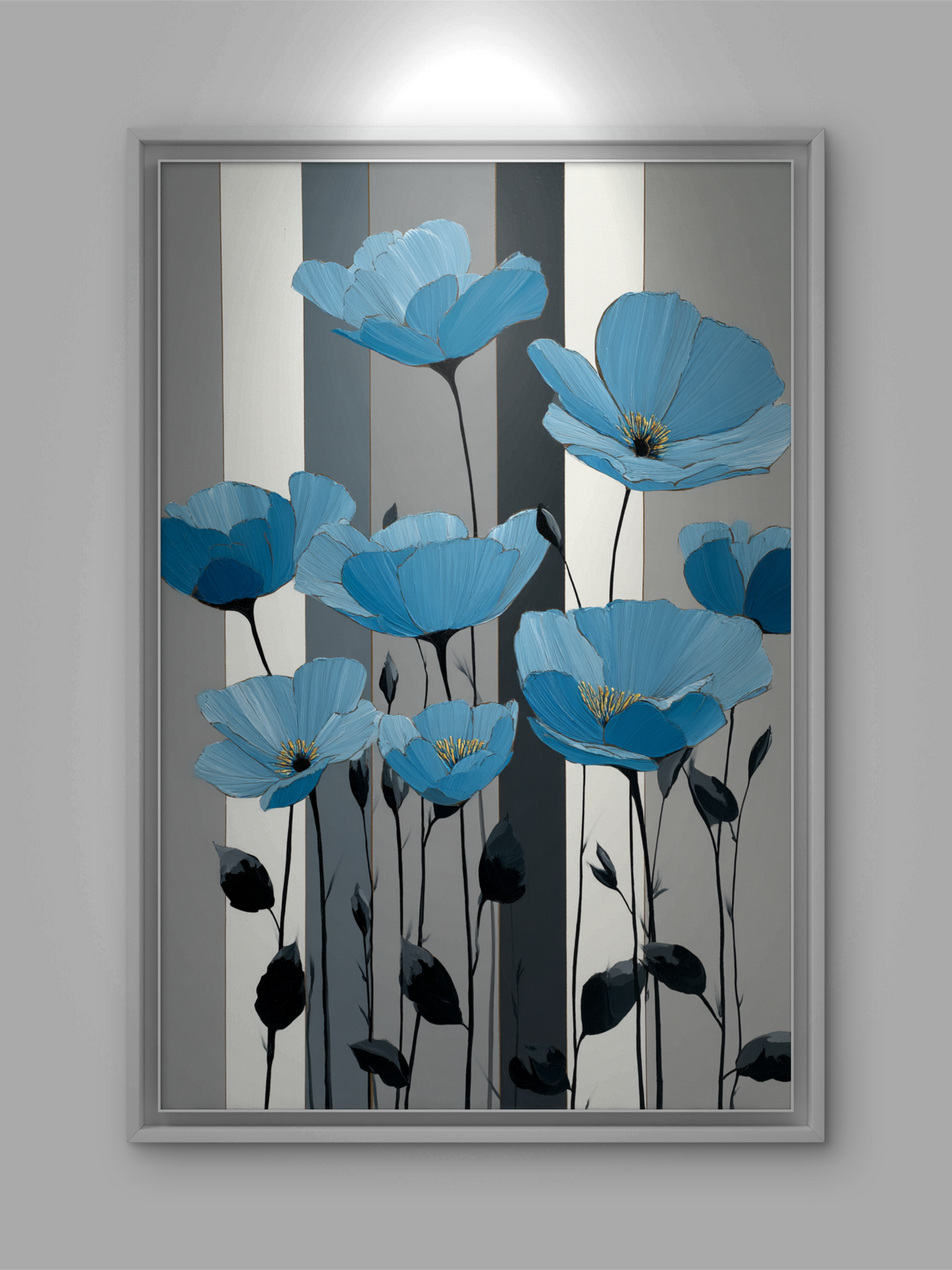blue flowers