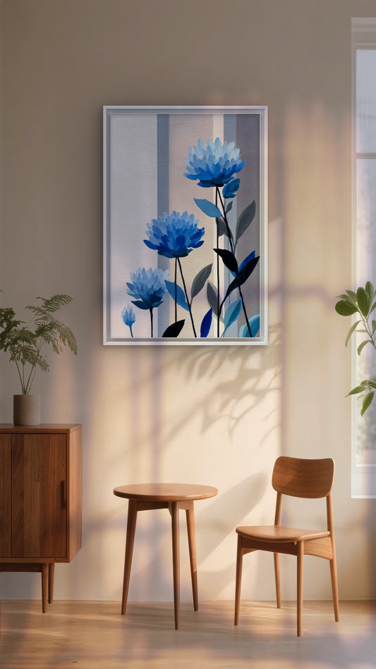 blue flowers