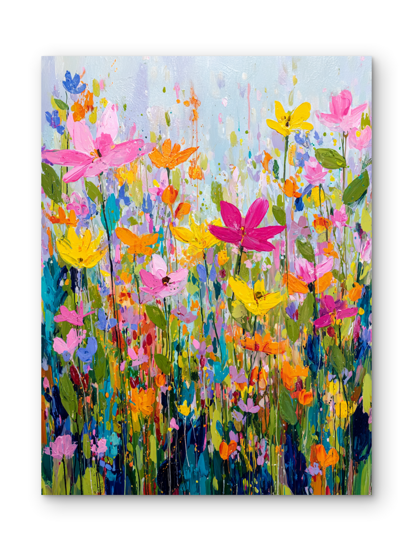 vibrant flowers