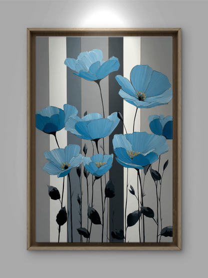 blue flowers