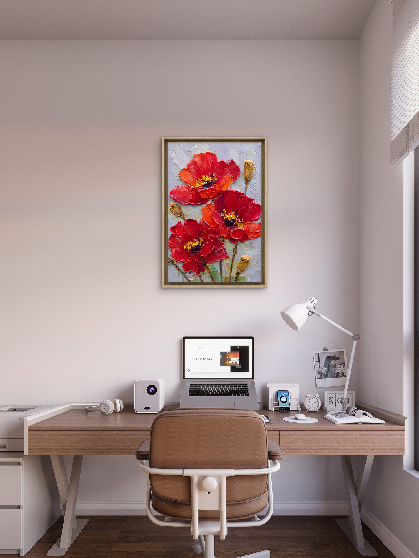 simple red  flowers
