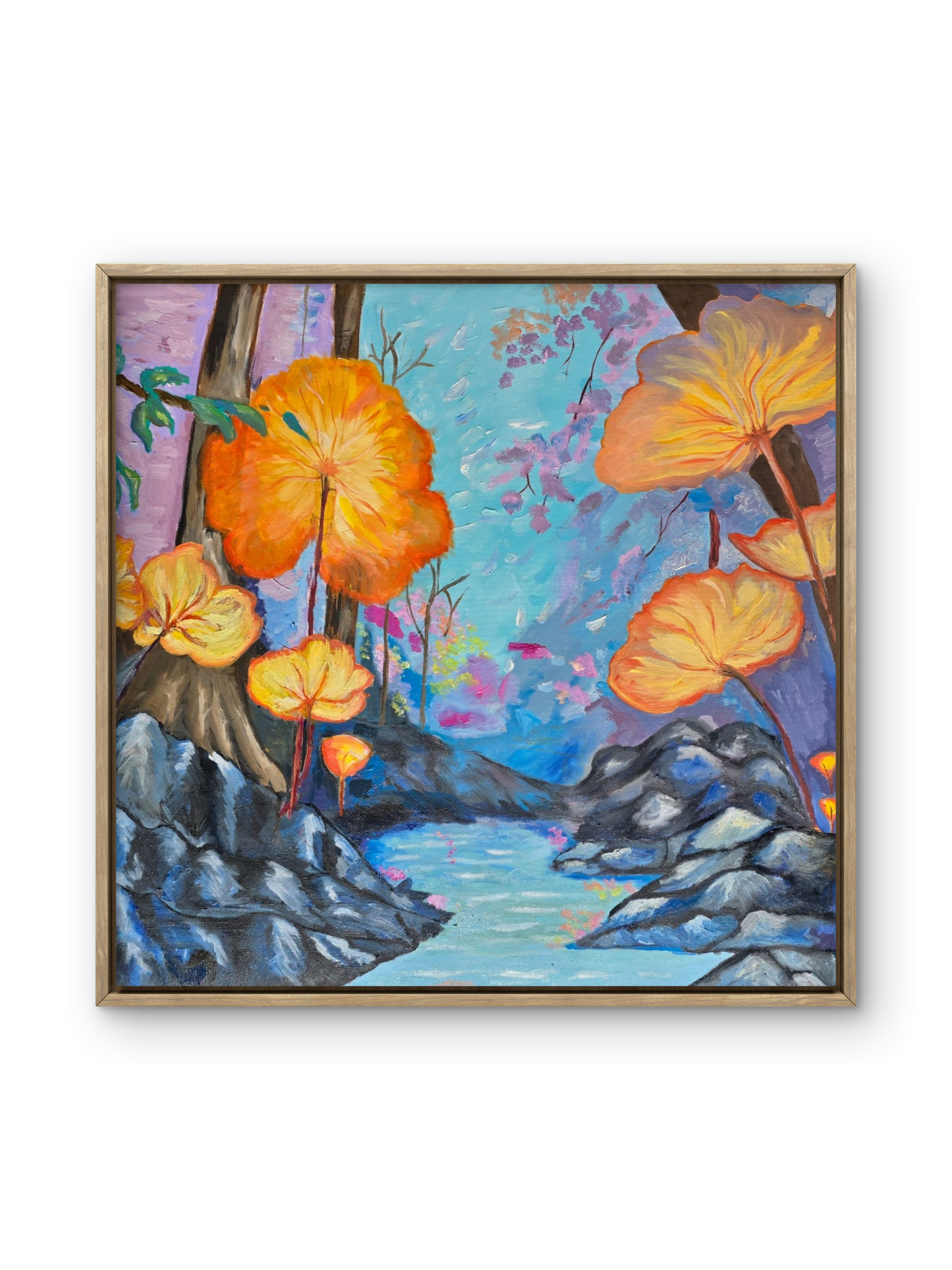 Glowy forest