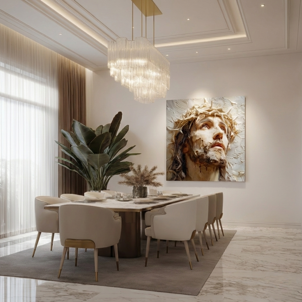 Jesus christ-3D texture-Handmade finishing-CA-02