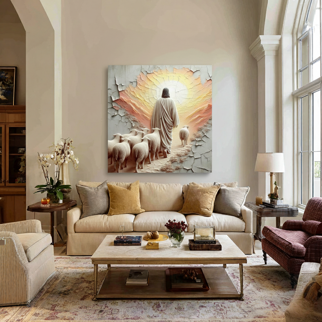 Good shephered-3D texture-Handmade finishing-CA-04