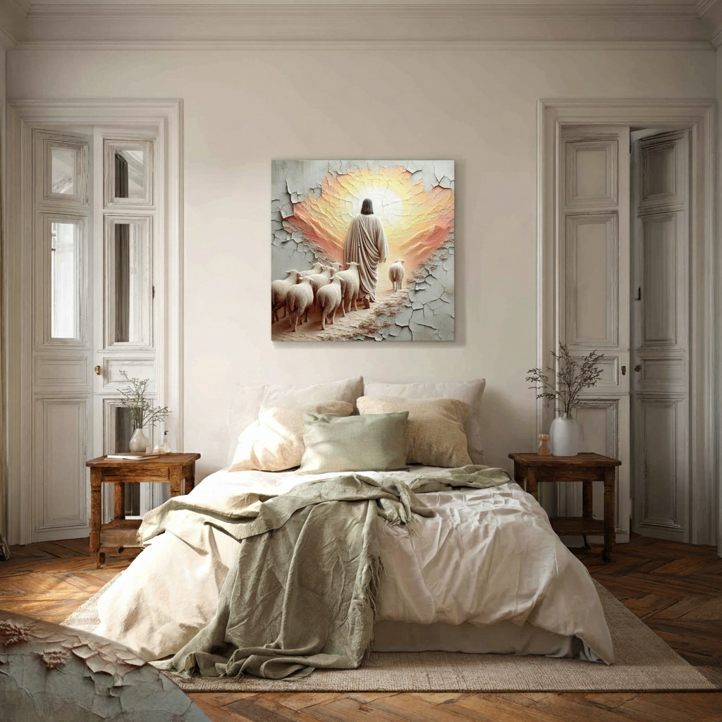 Good shephered-3D texture-Handmade finishing-CA-04