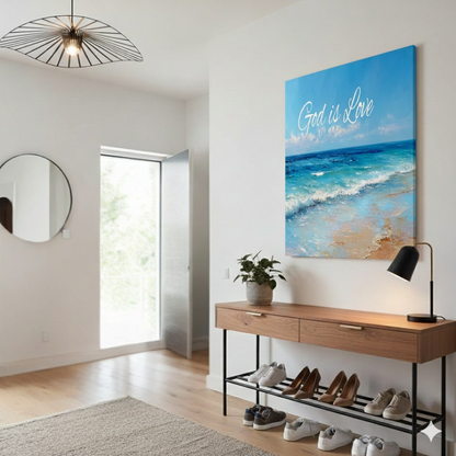 God is love-3D texture-Handmade finishing -CA-10