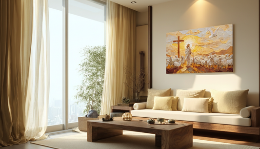 Good shephered-3D texture-Handmade finishing -CA-12