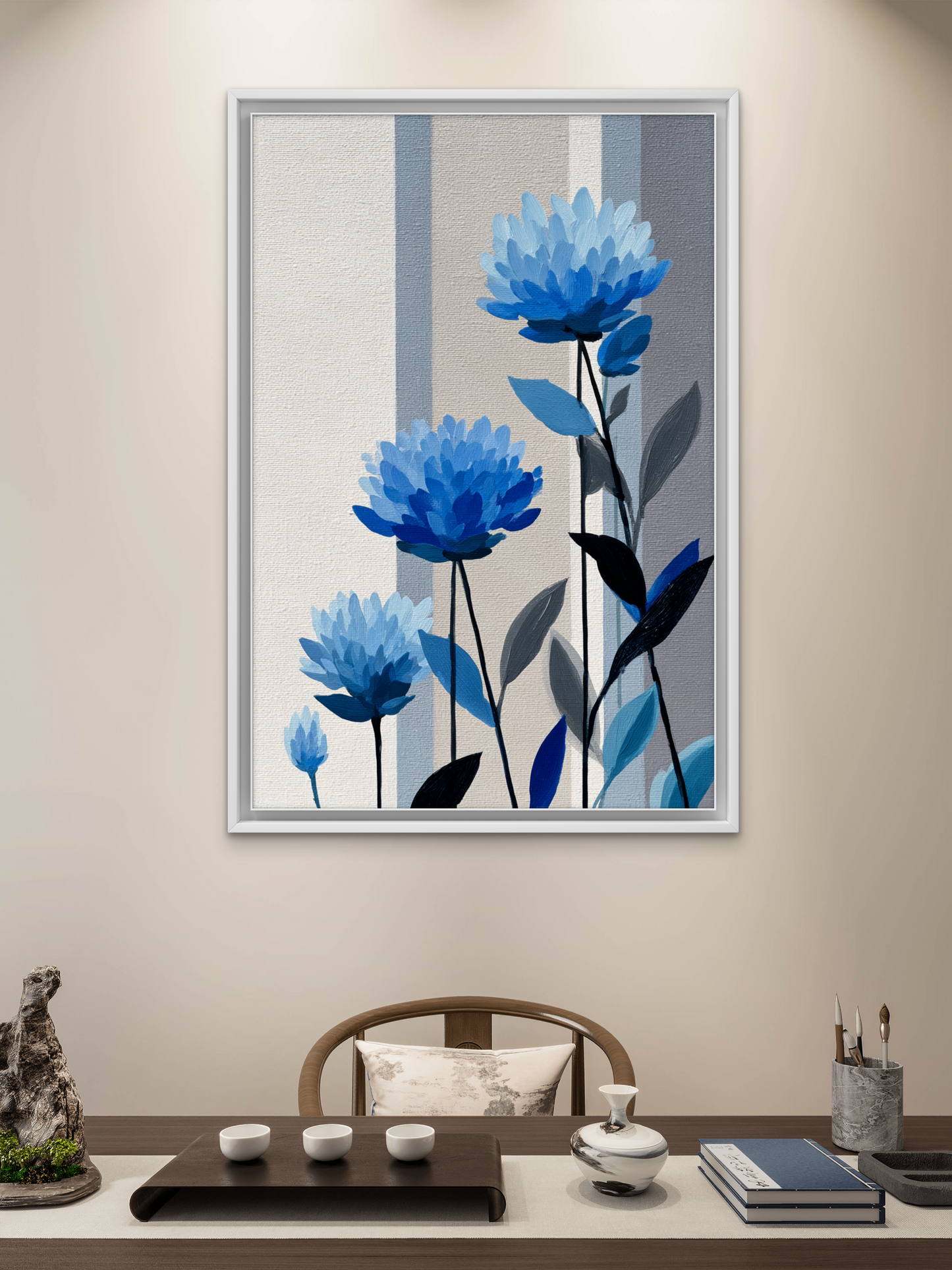 blue flowers