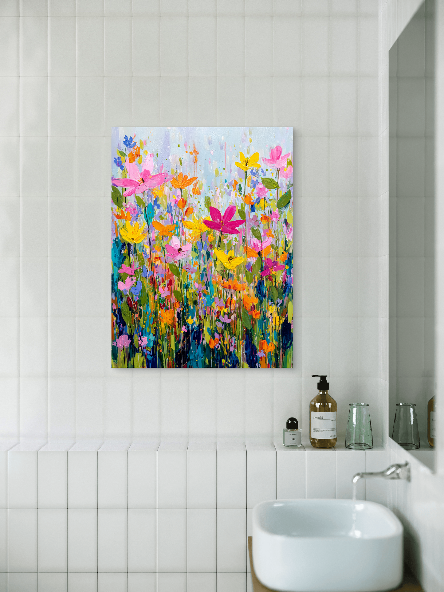 vibrant flowers