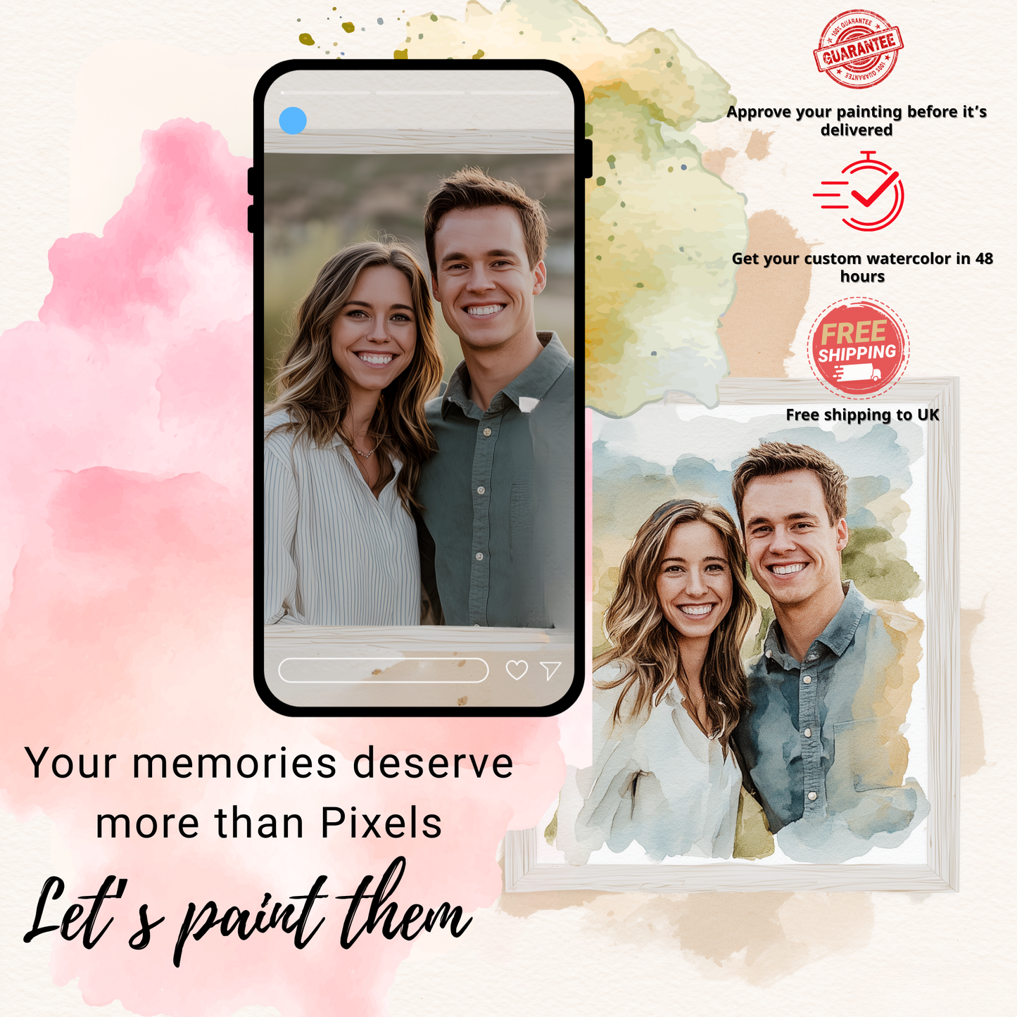 Watercolor Painting From Photo