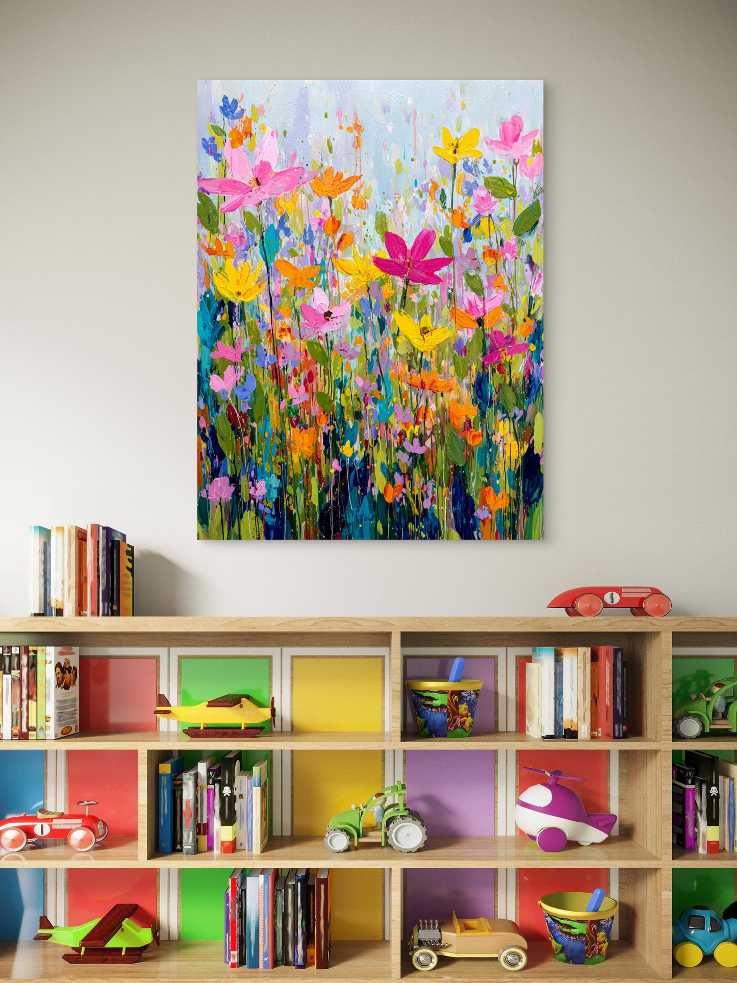 vibrant flowers
