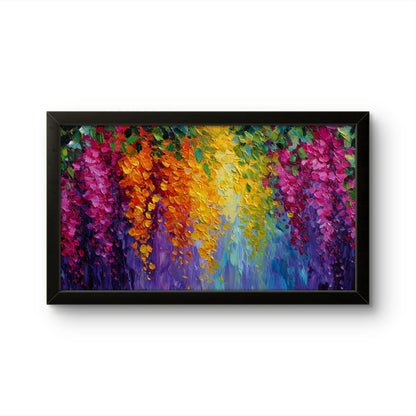 shades of bright flowers