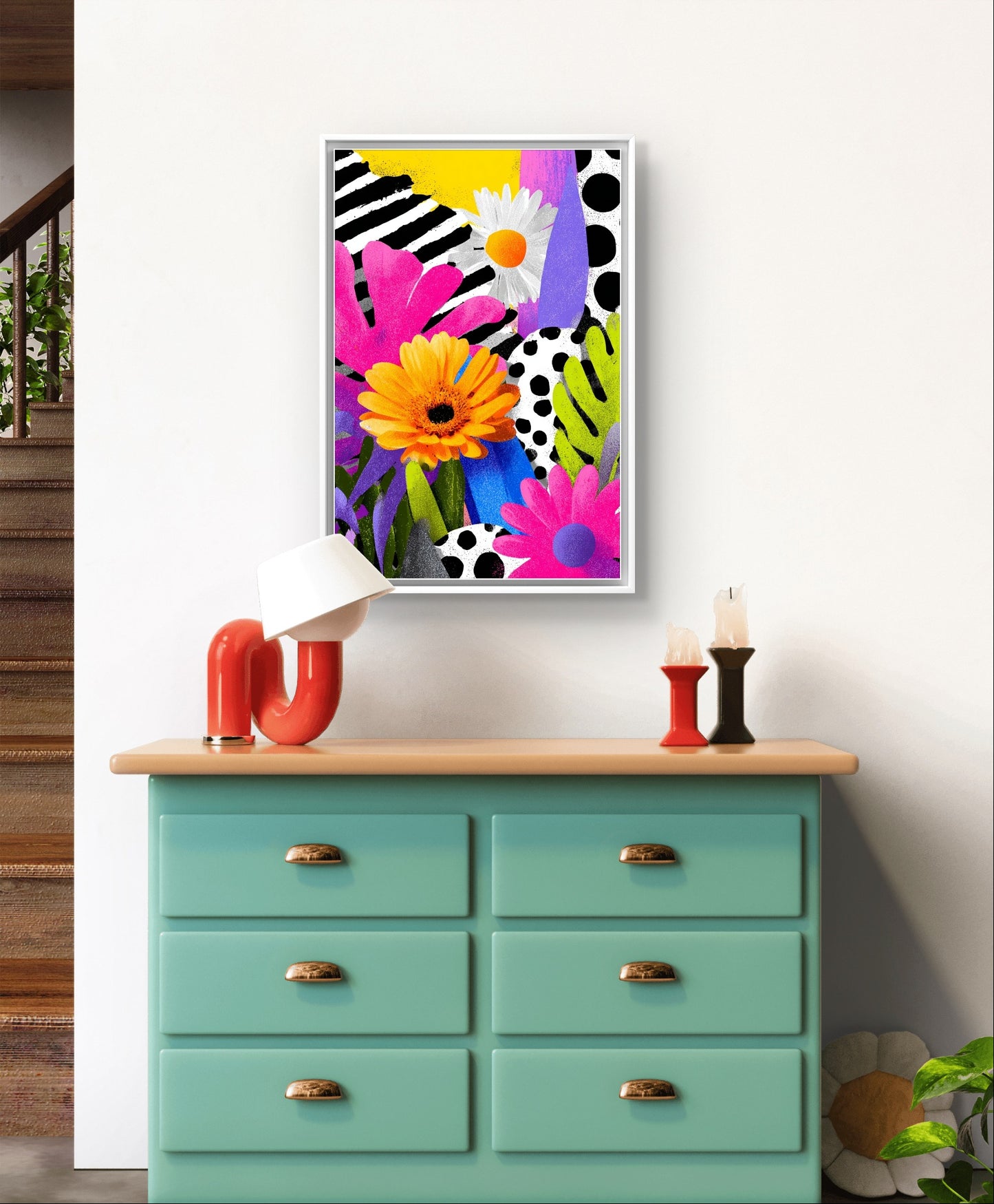 Flowers on shades