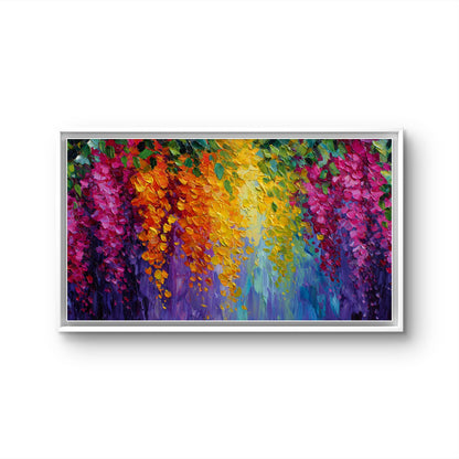 shades of bright flowers