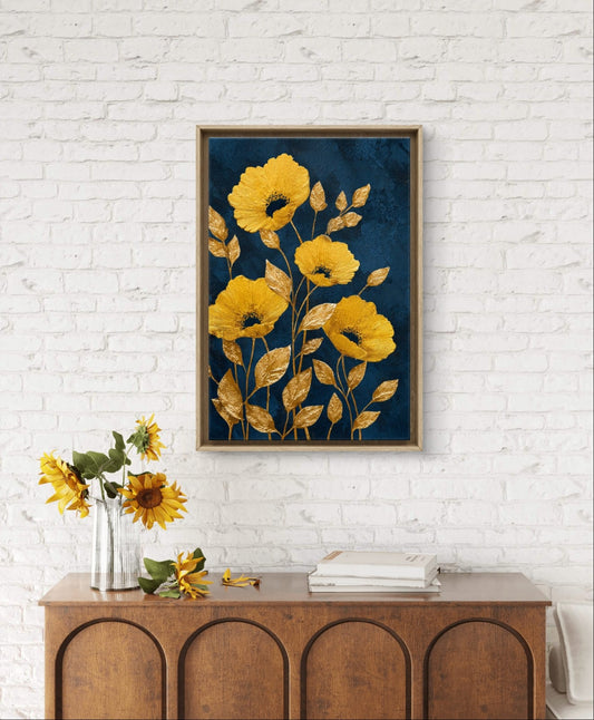 Golden flowers