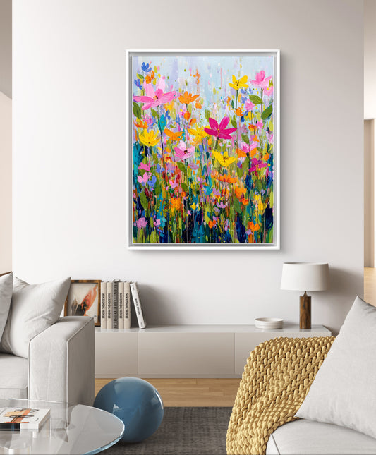 vibrant flowers
