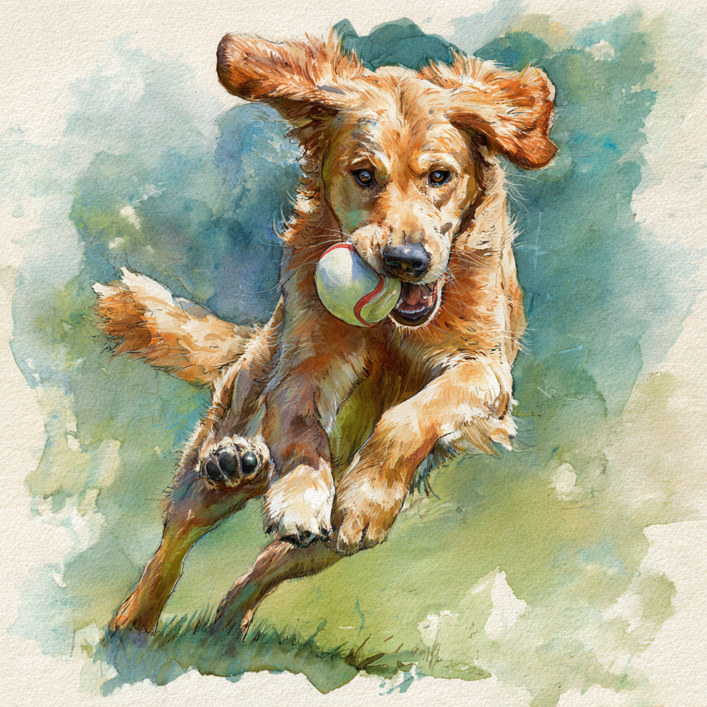 Watercolor Painting From Photo