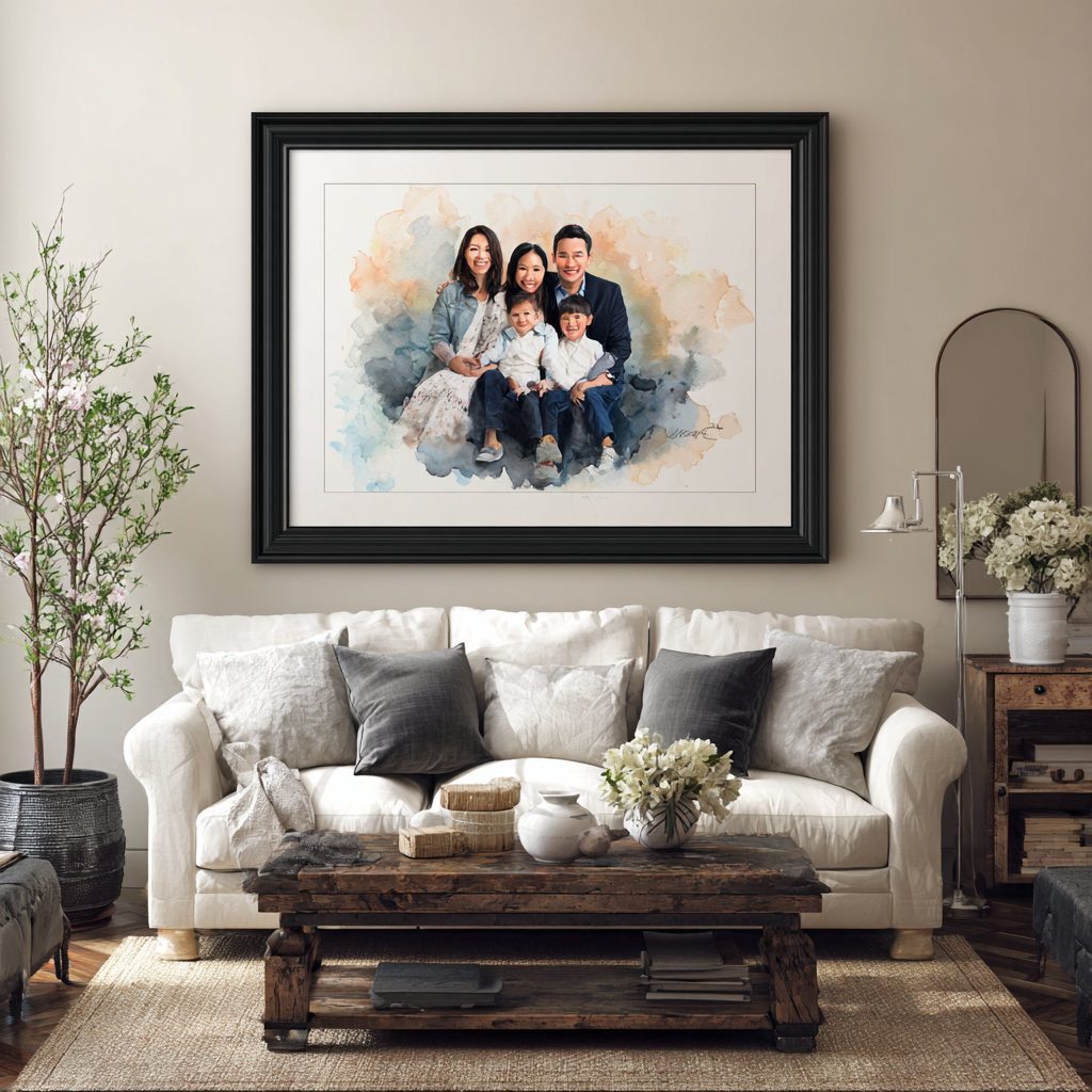 Watercolor Painting From Photo