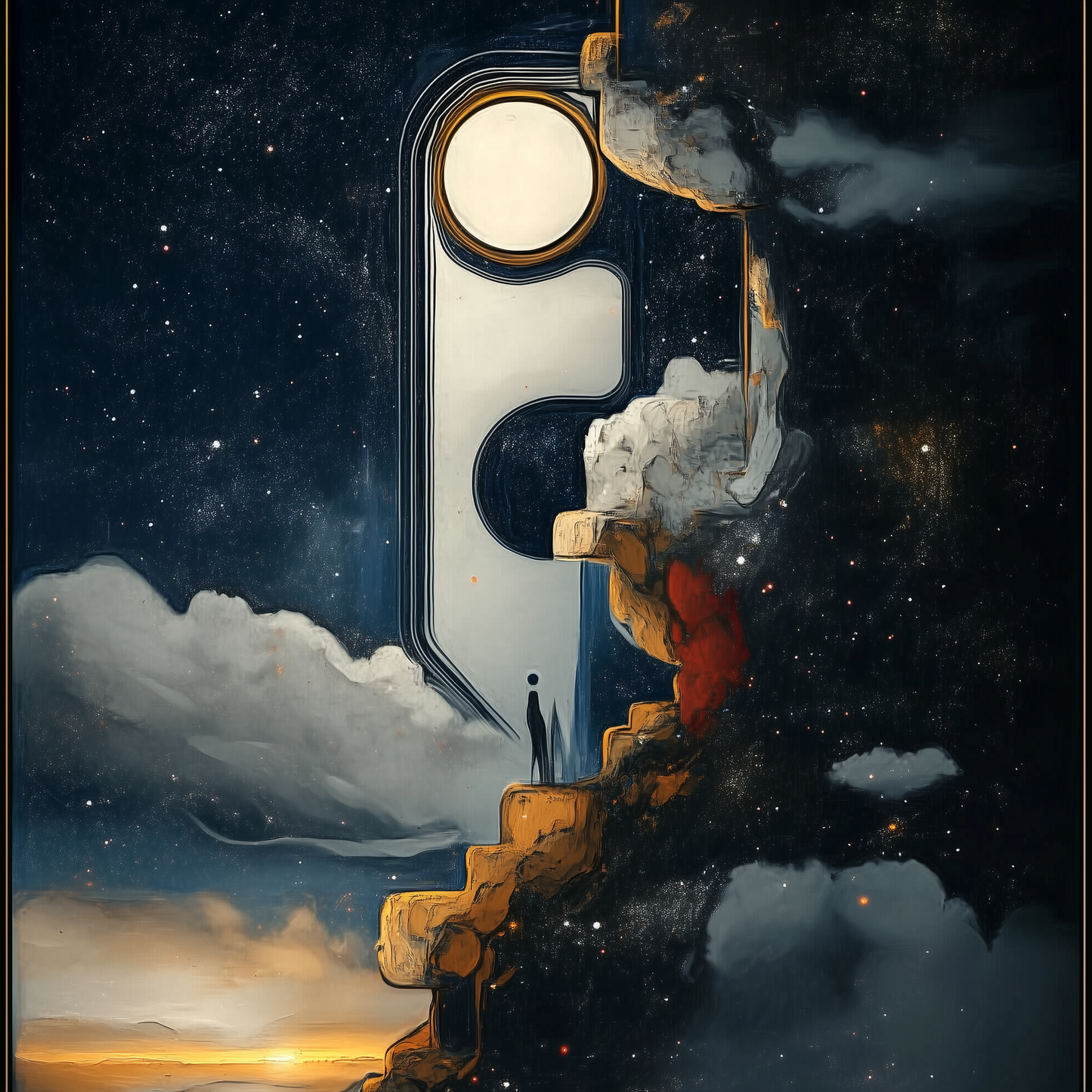 To the moon -canva