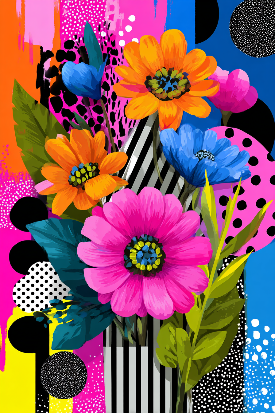 Flowers on shades