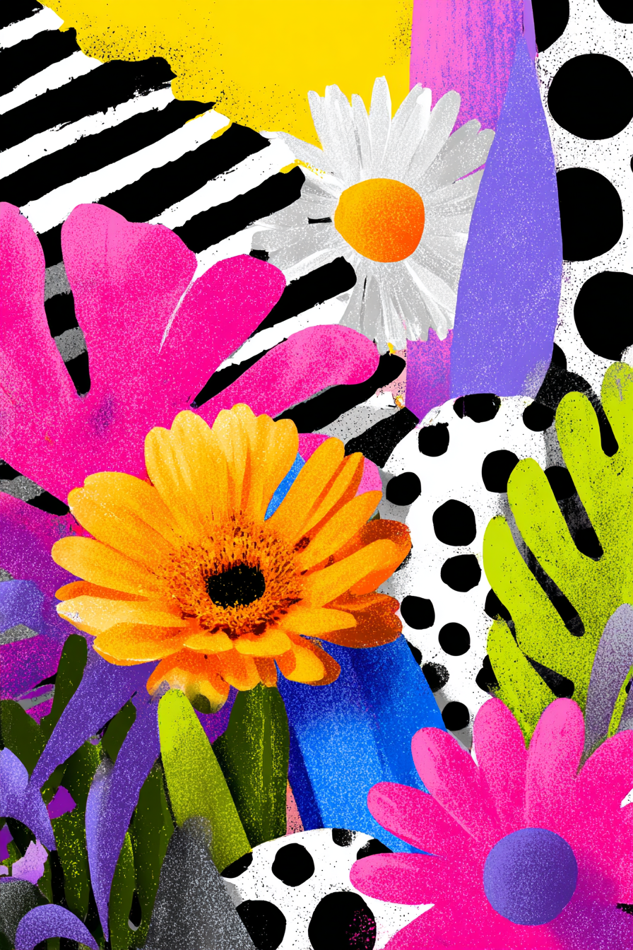Flowers on shades
