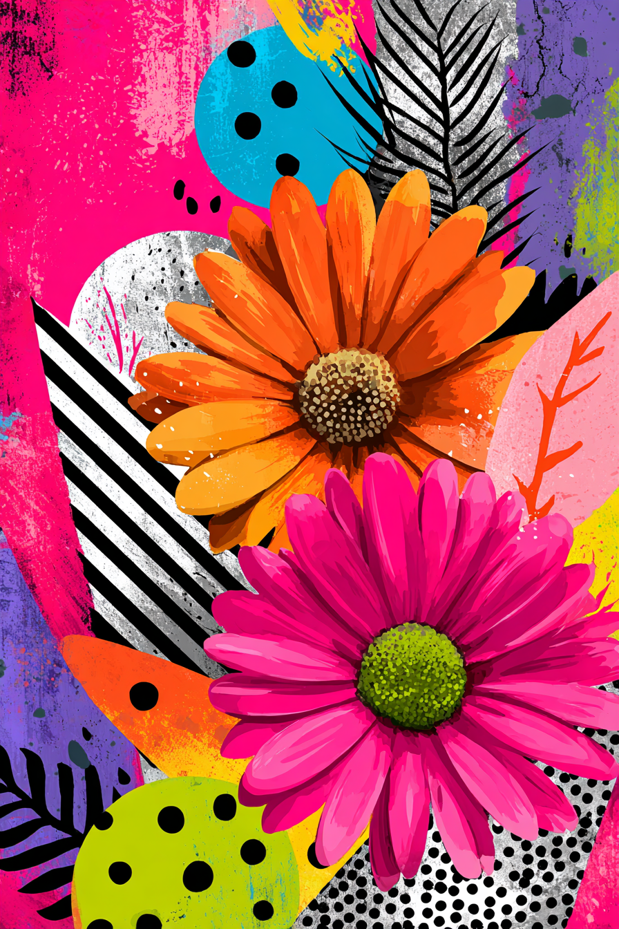 Flowers on shades