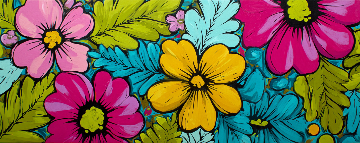 colorful flowers