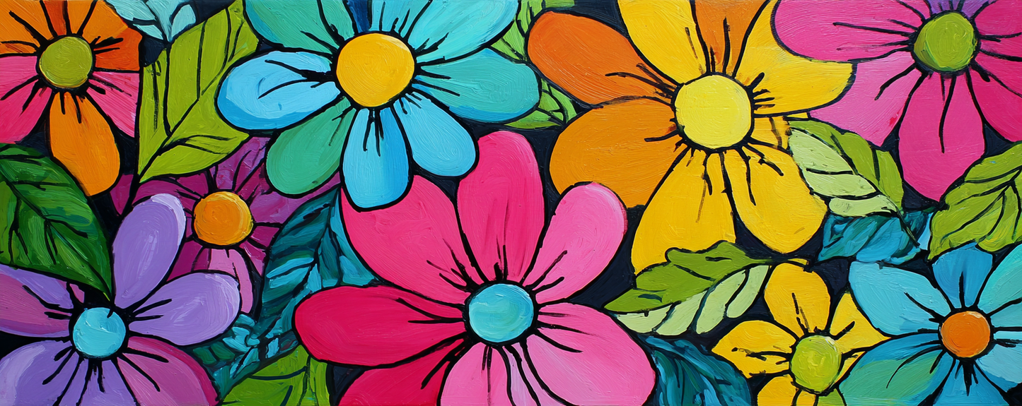 colorful flowers