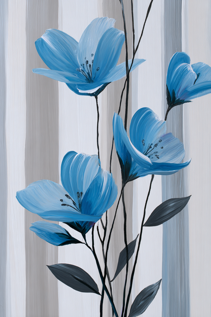 blue flowers