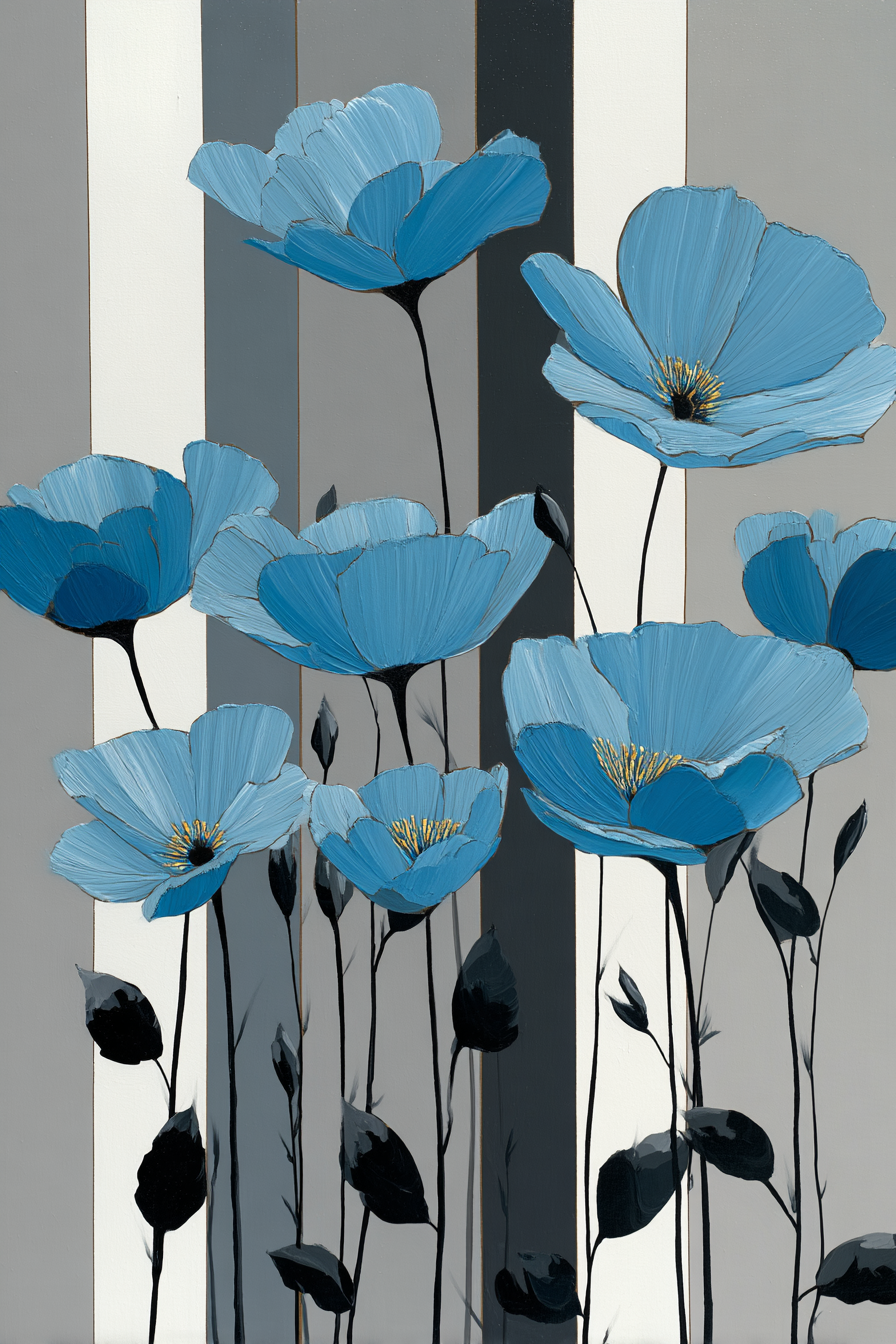 blue flowers