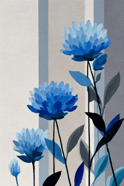 blue flowers